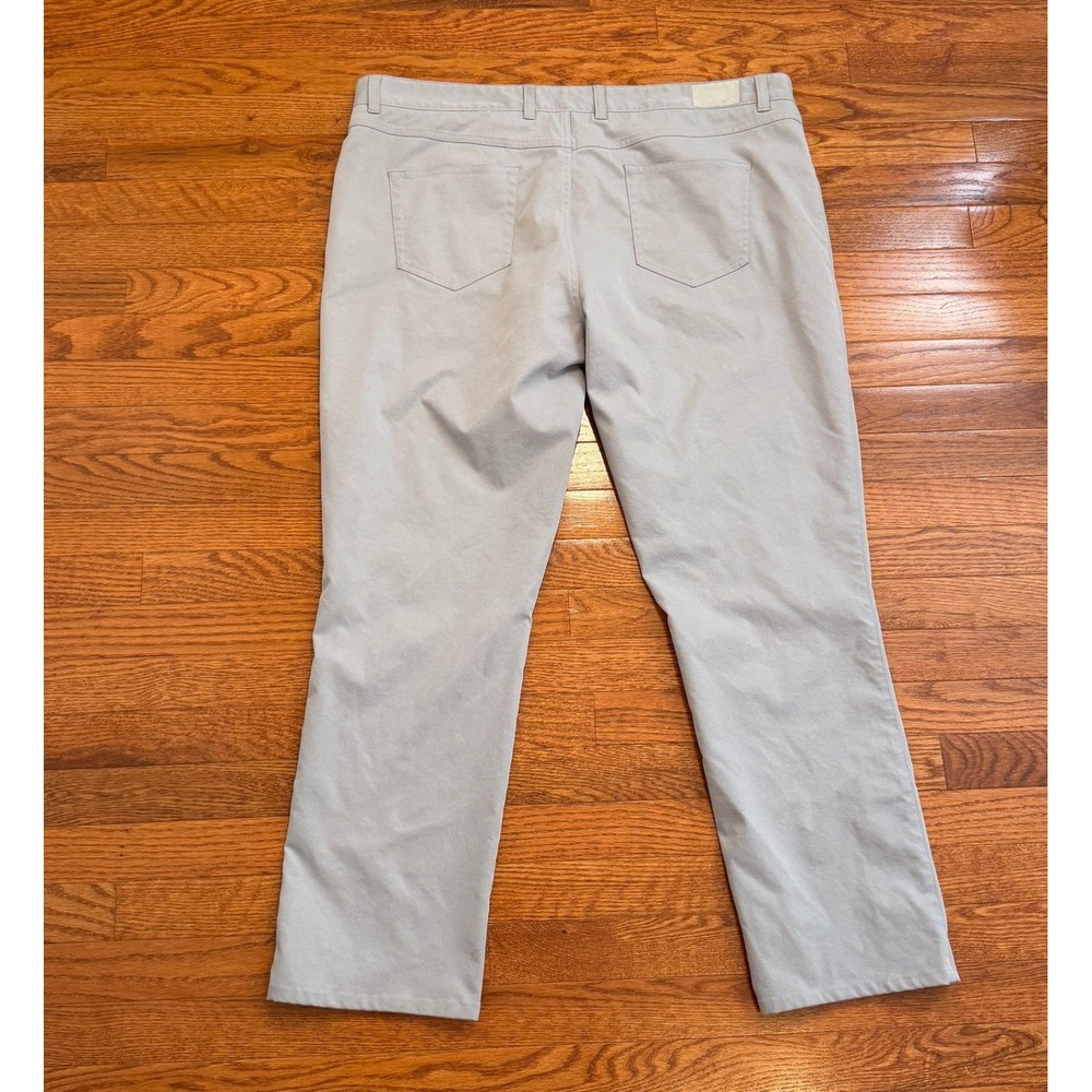 Peter Millar EB66 Performance Five-Pocket Pants Fits Mens 42x30 Gale Gray Golf - Picture 14 of 16
